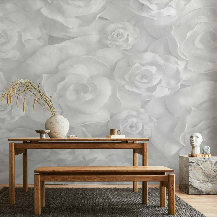 Wall Mural Plaster Flowers 108182 additionalImage 6