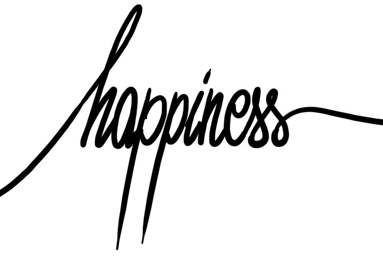 Canvas Art Print Laugh Smile Happiness (3-part) - Minimalistic Stylish Inscriptions 108382 additionalImage 5