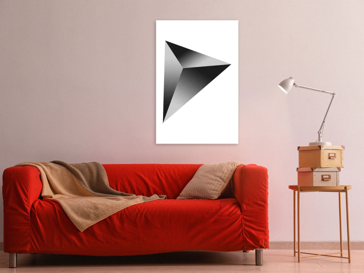 Canvas Art Print Solid Geometry (1 Part) Vertical 116582 additionalImage 3