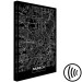Canvas Munich - a minimalistic black and white map of the German metropolis 118082 additionalThumb 6
