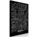 Canvas Munich - a minimalistic black and white map of the German metropolis 118082 additionalThumb 2