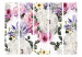 Room Divider Flowery Meadow II - colorful flower plants with leaves on a white background 118382 additionalThumb 3