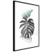 Wall Poster Face of Art - abstraction with leaf and two vases on white background 123282 additionalThumb 13