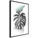 Wall Poster Face of Art - abstraction with leaf and two vases on white background 123282 additionalThumb 10