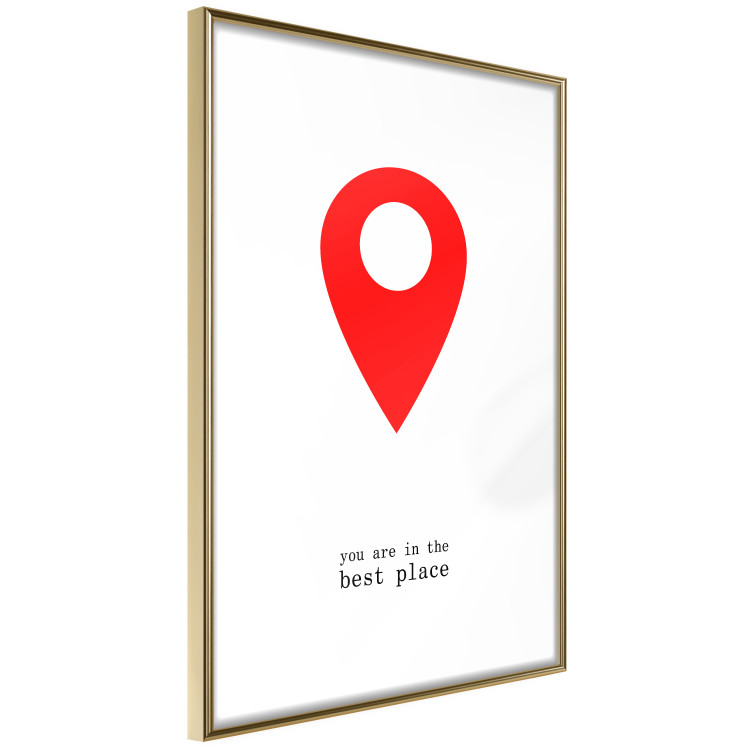 Wall Poster You are in the best place - English inscription and graphic motif 124082 additionalImage 8