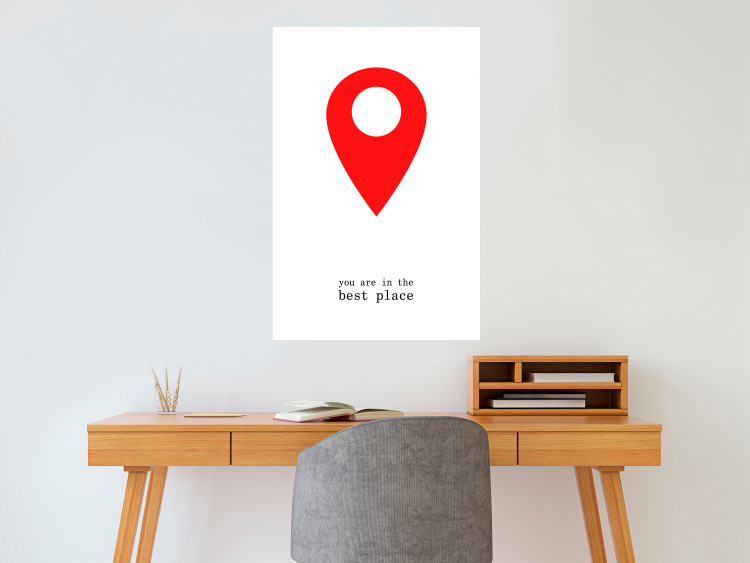 Wall Poster You are in the best place - English inscription and graphic motif 124082 additionalImage 23