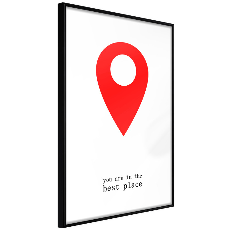 Wall Poster You are in the best place - English inscription and graphic motif 124082 additionalImage 12