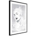 Wall Poster Milky Queen - black and white abstraction of a woman in milk form 124482 additionalThumb 11
