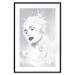 Wall Poster Milky Queen - black and white abstraction of a woman in milk form 124482 additionalThumb 15