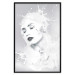 Wall Poster Milky Queen - black and white abstraction of a woman in milk form 124482 additionalThumb 18
