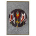 Poster Holiday Sweater - embroidered pattern on gray fabric texture 125082 additionalThumb 21
