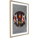 Poster Holiday Sweater - embroidered pattern on gray fabric texture 125082 additionalThumb 9