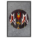 Poster Holiday Sweater - embroidered pattern on gray fabric texture 125082 additionalThumb 18