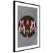 Poster Holiday Sweater - embroidered pattern on gray fabric texture 125082 additionalThumb 8