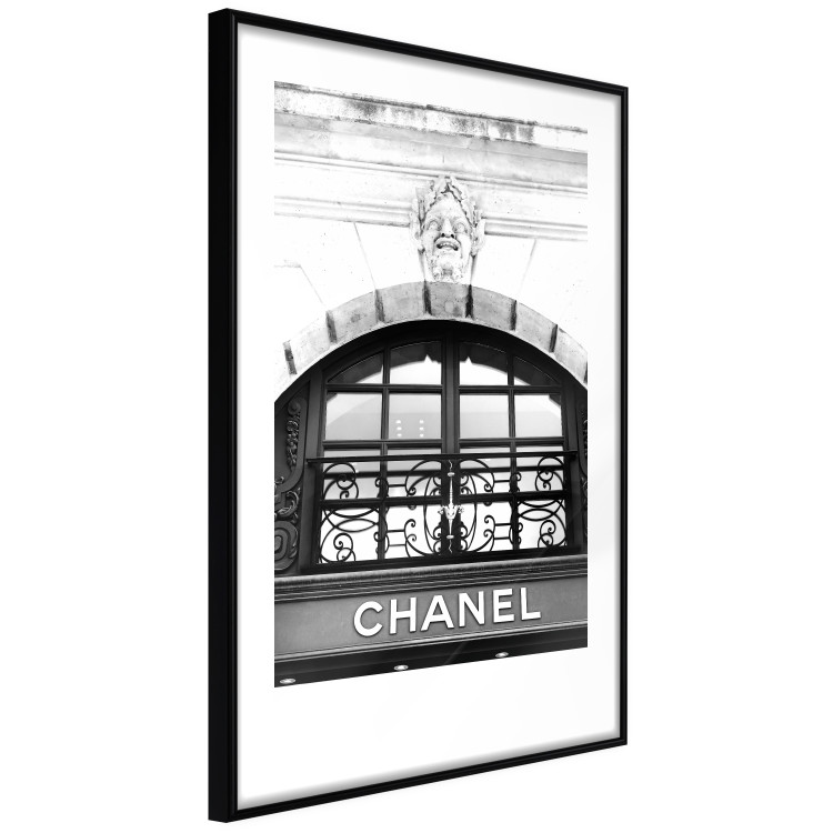 Wall Poster Chanel - black and white architectural building with sculpture and ornaments 126682 additionalImage 8
