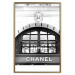 Wall Poster Chanel - black and white architectural building with sculpture and ornaments 126682 additionalThumb 21