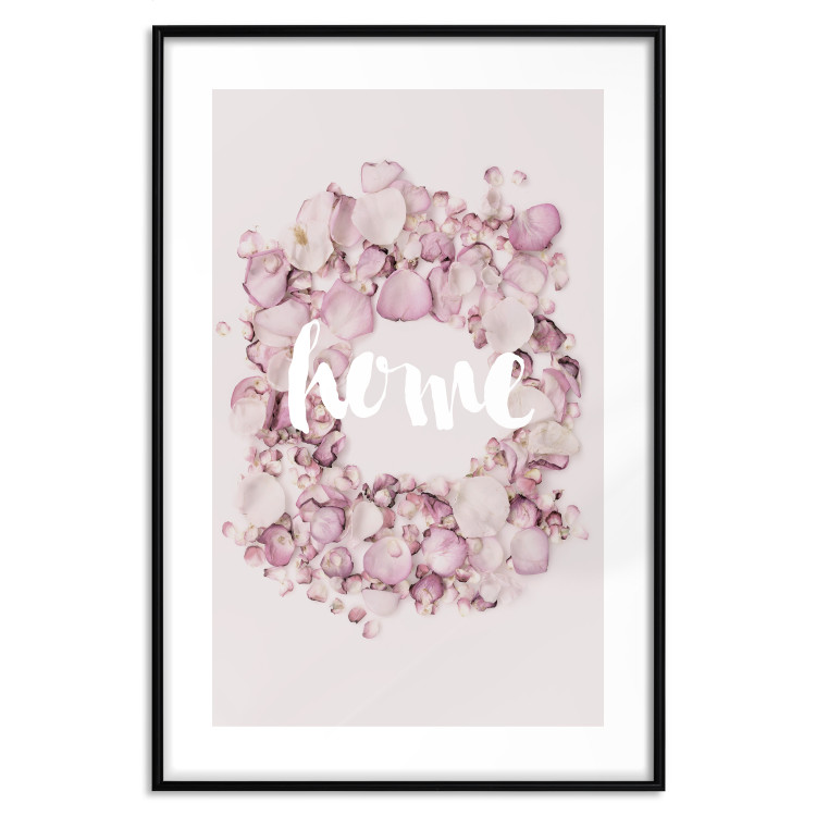 Poster Fragrant Home - English text on a background of scattered flowers 127482 additionalImage 17