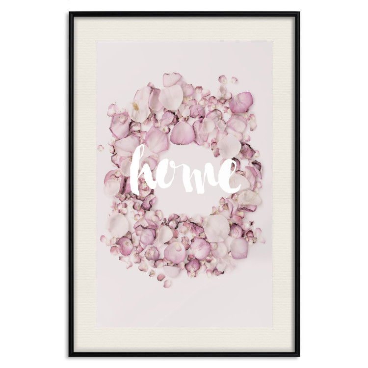 Poster Fragrant Home - English text on a background of scattered flowers 127482 additionalImage 19