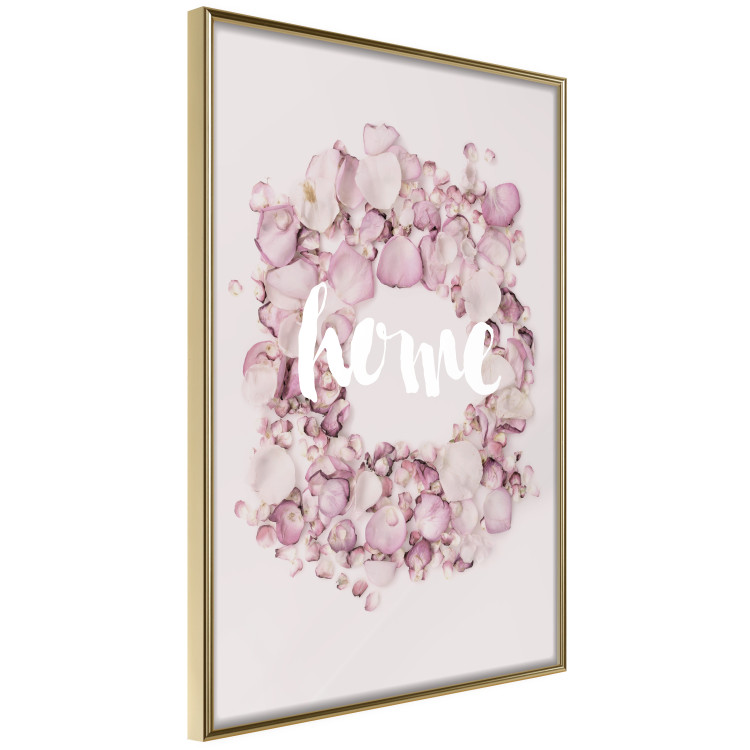 Poster Fragrant Home - English text on a background of scattered flowers 127482 additionalImage 12