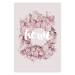 Poster Fragrant Home - English text on a background of scattered flowers 127482