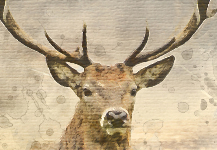 Large canvas print Watercolour Deer II [Large Format] 128682 additionalImage 4