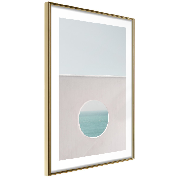 Poster Circular Horizon - landscape of calm sea and clear sky 129482 additionalImage 9