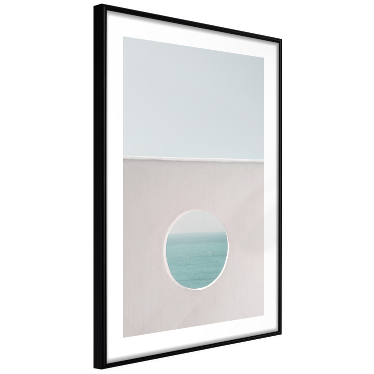 Poster Circular Horizon - landscape of calm sea and clear sky 129482 additionalImage 6