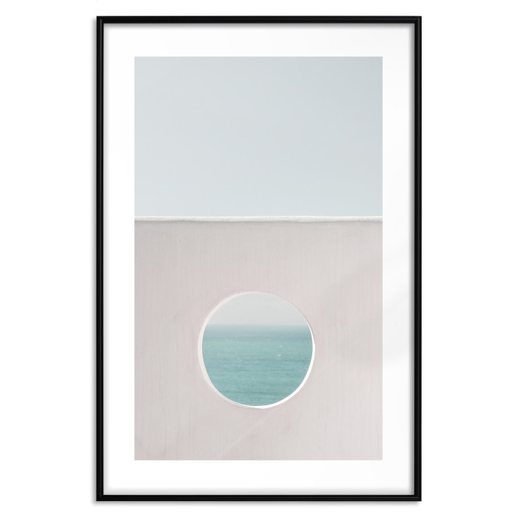 Poster Circular Horizon - landscape of calm sea and clear sky 129482 additionalImage 15