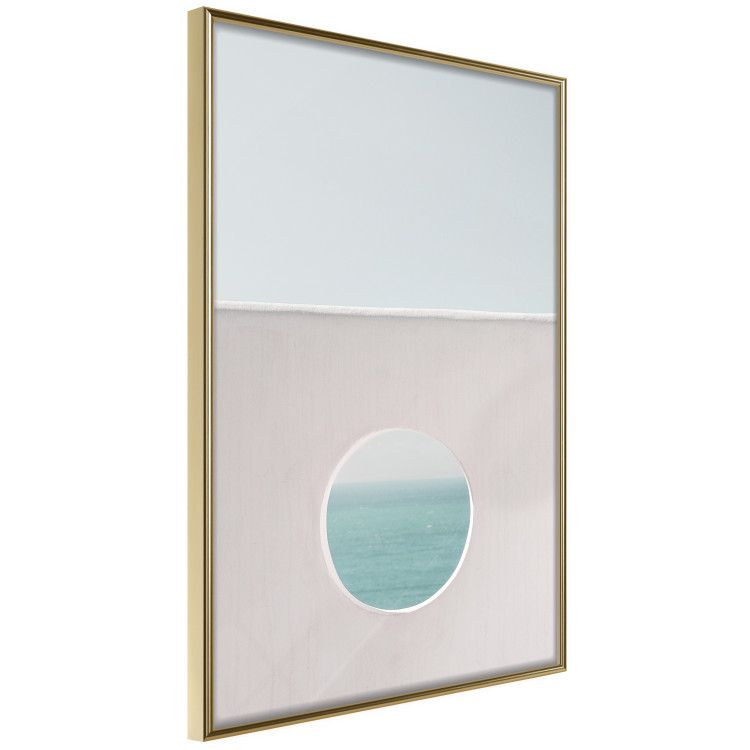 Poster Circular Horizon - landscape of calm sea and clear sky 129482 additionalImage 14