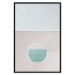 Poster Circular Horizon - landscape of calm sea and clear sky 129482 additionalThumb 16