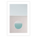 Poster Circular Horizon - landscape of calm sea and clear sky 129482 additionalThumb 25