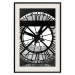 Poster Sacre-Coeur Clock - black and white clock architecture against the city backdrop 132282 additionalThumb 19