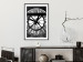 Poster Sacre-Coeur Clock - black and white clock architecture against the city backdrop 132282 additionalThumb 23