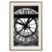 Poster Sacre-Coeur Clock - black and white clock architecture against the city backdrop 132282 additionalThumb 20