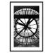 Poster Sacre-Coeur Clock - black and white clock architecture against the city backdrop 132282 additionalThumb 15