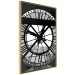 Poster Sacre-Coeur Clock - black and white clock architecture against the city backdrop 132282 additionalThumb 9