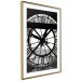 Poster Sacre-Coeur Clock - black and white clock architecture against the city backdrop 132282 additionalThumb 4
