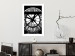Poster Sacre-Coeur Clock - black and white clock architecture against the city backdrop 132282 additionalThumb 12