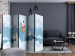Room Divider Screen Rocket in the Clouds II (5-piece) - celestial landscape for children 133082 additionalThumb 4
