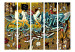 Room Separator Cool! II (5-piece) - abstraction in colorful graffiti with writings 133282 additionalThumb 3