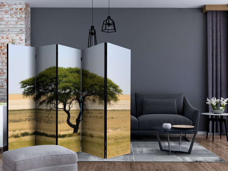 Room Divider Etosha National Park II (5-piece) - landscape of trees and desert 133482 additionalImage 4