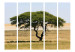 Room Divider Etosha National Park II (5-piece) - landscape of trees and desert 133482 additionalThumb 3