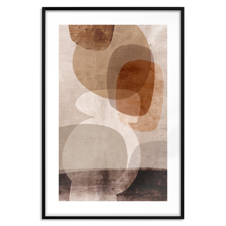 Wall Poster Stabilization of Desires - abstract composition of figures on a textured background 134982 additionalImage 15