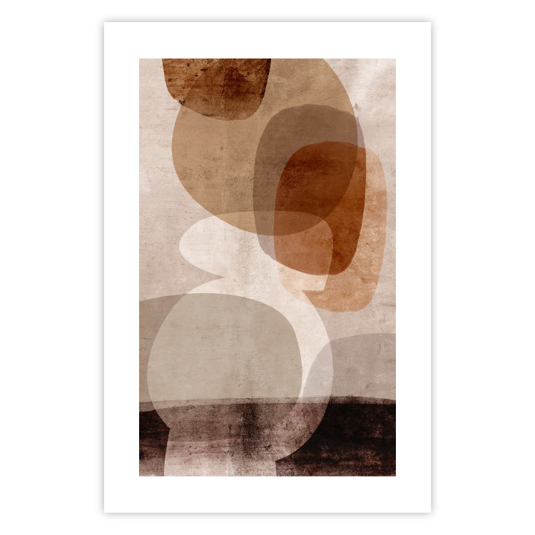 Wall Poster Stabilization of Desires - abstract composition of figures on a textured background 134982 additionalImage 25