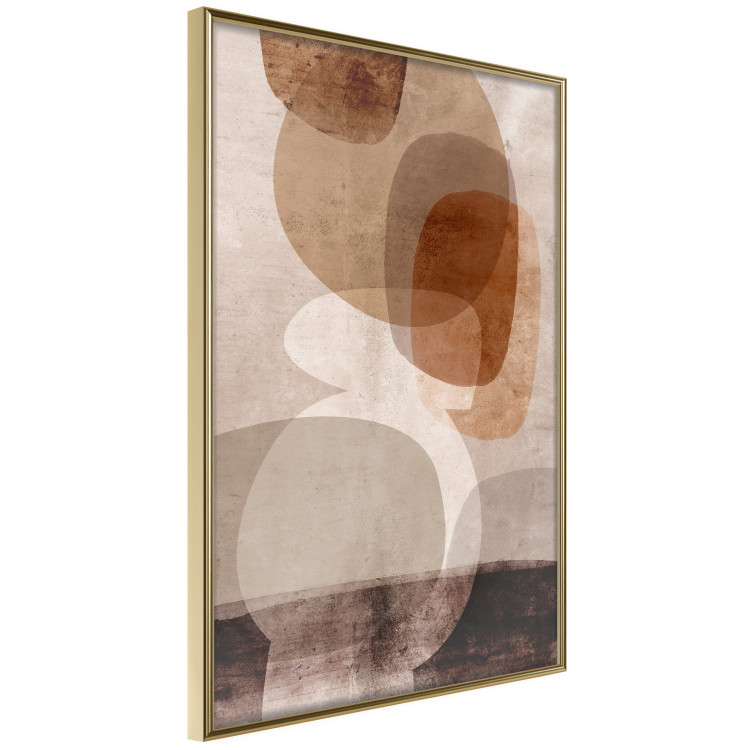 Wall Poster Stabilization of Desires - abstract composition of figures on a textured background 134982 additionalImage 12