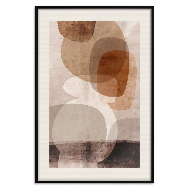 Wall Poster Stabilization of Desires - abstract composition of figures on a textured background 134982 additionalImage 19