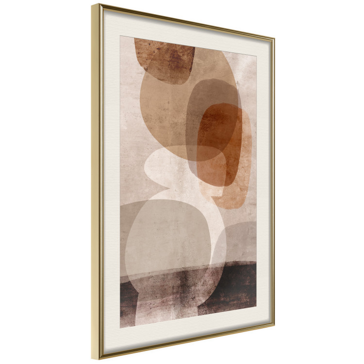 Wall Poster Stabilization of Desires - abstract composition of figures on a textured background 134982 additionalImage 3