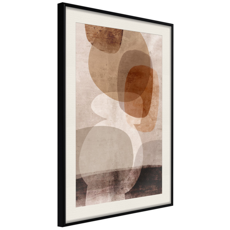 Wall Poster Stabilization of Desires - abstract composition of figures on a textured background 134982 additionalImage 2