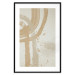 Poster Beige Minimalism - abstract brown pattern on a light beige background 135582 additionalThumb 6