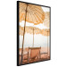 Wall Poster Sunny Gust - summer landscape of beach loungers with the sea in the background 135882 additionalThumb 4